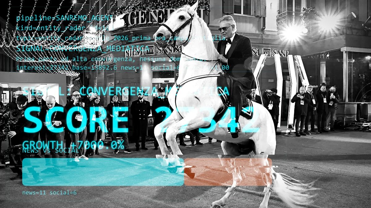 Platea del Teatro Ariston durante la prima parte della finale di Sanremo 2026